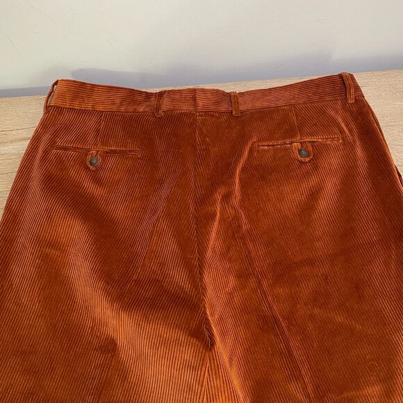 Men's Pair of Two Joseph Turner Yorkshire Corduroy Dress Trousers - Size 38x28 - Picture 5 of 14